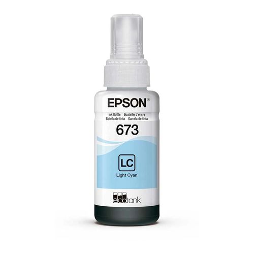 Botella de tinta Epson 673 Cian claro