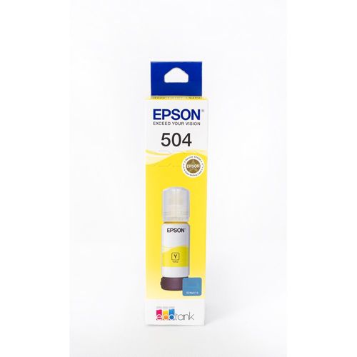Botella de tinta Epson T504 Amarillo